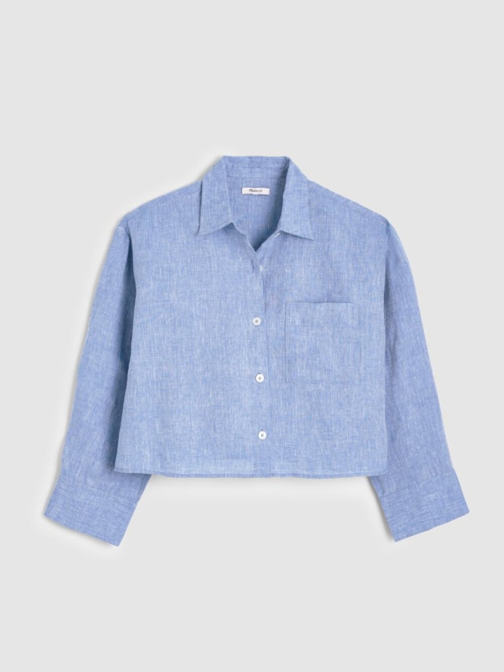 Madewell Straight-Hem Shirt in 100% Linen - Picture 3 of 7